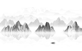 水墨山水画