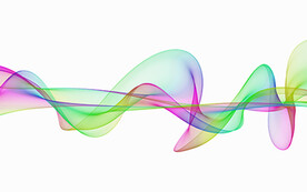 抽象缤纷多彩线条