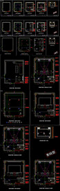 两型影音室CAD弱电图纸