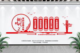 治疆方略党建文化墙