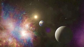 宇宙星空地球穿梭高清视频素材
