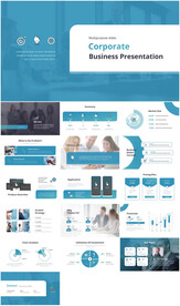 公司介绍工作汇报动态ppt模板