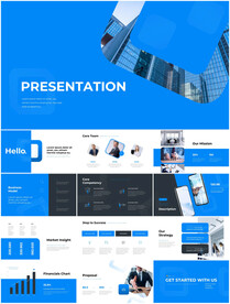 公司介绍工作汇报动态ppt模板