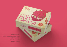 火龙果包装 平面图