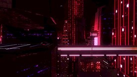 未来智能城市现代化都市夜景视频