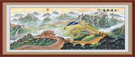 万里长城国画