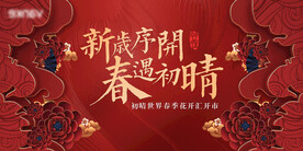新春开市展板