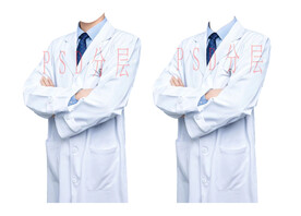 男医生形象照半身照衣服素材