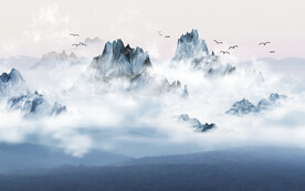 轻奢装饰画 新中式山水画