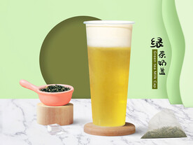 绿茶奶盖