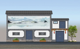 外立面改造 乡村振兴 徽派建筑