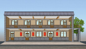 外立面设计 质感漆 稻草漆