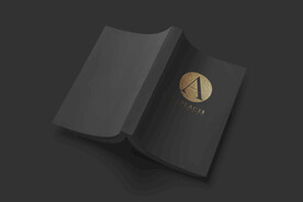 黑色画册样机