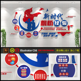 新时代枫桥经验文化墙