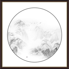 新中式山水画