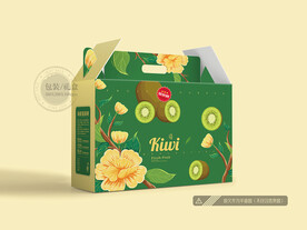 猕猴桃包装 平面图