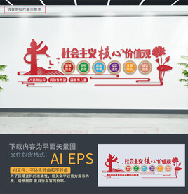 核心价值观文化墙