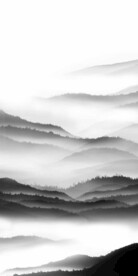 高清水墨山水背景打印图