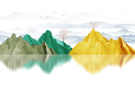 新中式客厅电视背景墙