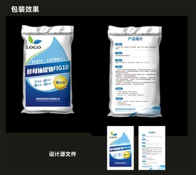 化肥包装效果图和平面图