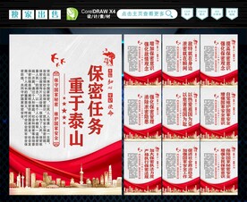 保密展板