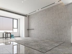 现代极简客厅场景