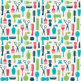 美发矢量背景图