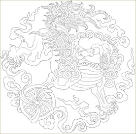 白描狮子麒麟系列图片专题,白描狮子麒麟系列下载_昵图网nipic.com