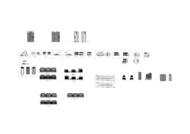 园林景观建筑立面CAD