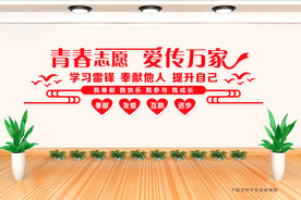 志愿服务文化墙