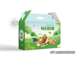 水果包装 平面图