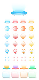 科技风格信息图装饰元素