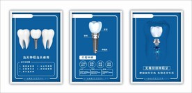 口腔医院种植牙挂画