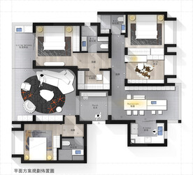户型图 家配图 洋房图图片