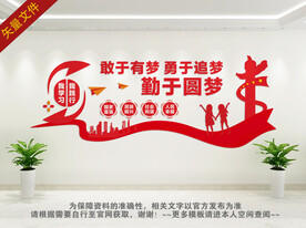 校园励志文化墙