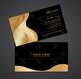 金色名片