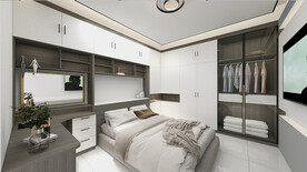 轻奢卧室效果图