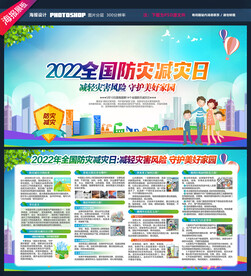 防灾减灾宣传展板