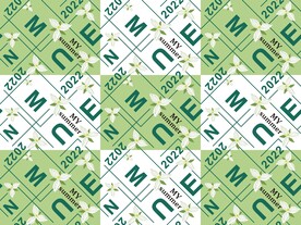 夏季小清新印花图案