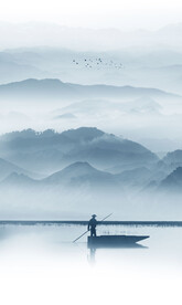 意境山水画