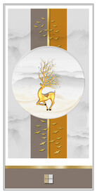 装饰画 玄关画麋鹿