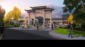 景区牌楼牌坊PSD素材