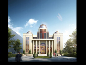 基督教堂外立面效果图