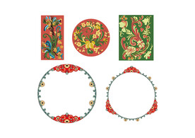 插画 花卉 植物