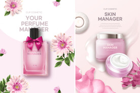 香水护肤海报