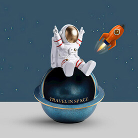 装饰画 火箭 宇航员