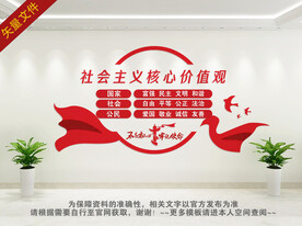 社会主义核心价值观楼梯