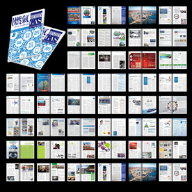 公司简约杂志word设计模板