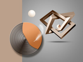 装饰画 光影画 几何图形