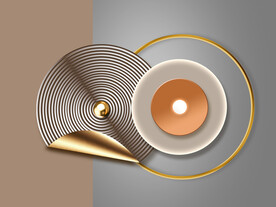 装饰画 光影画 几何图形